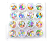 Resin Glitter Sequin, Filler Sequins, Epoxy Resin Fillers for Resin Crafts Beginners, Resin Decoration Accessories Kit by Resin Art NZ