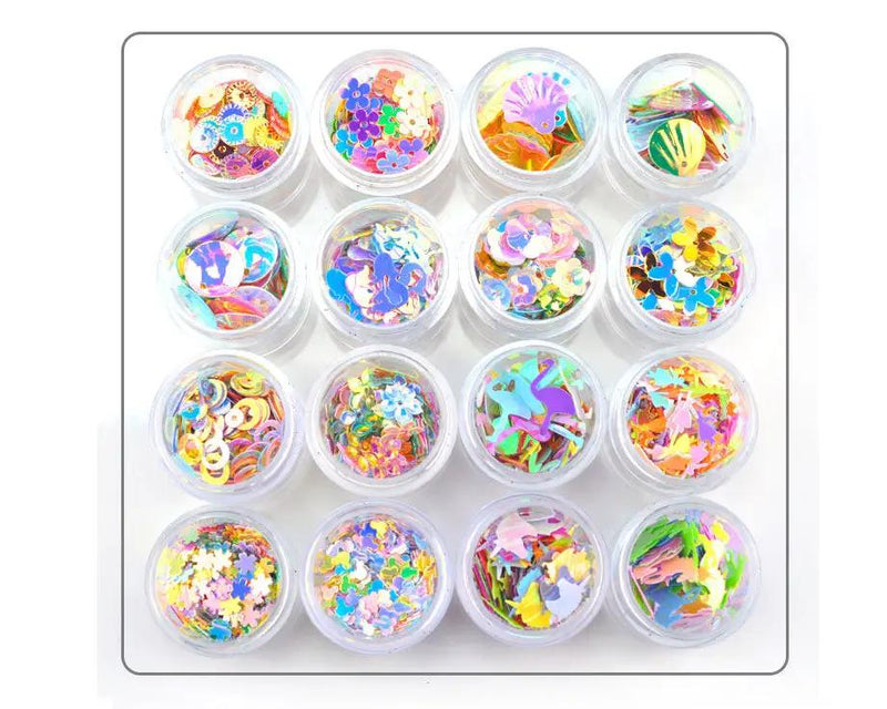 Resin Glitter Sequin, Filler Sequins, Epoxy Resin Fillers for Resin Crafts Beginners, Resin Decoration Accessories Kit by Resin Art NZ