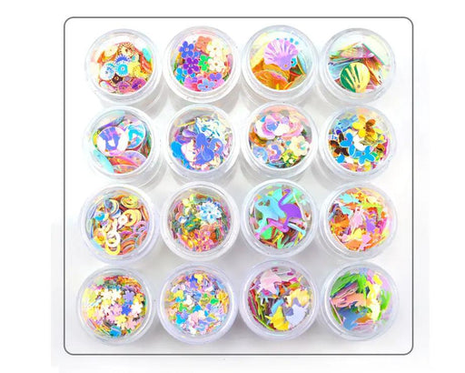 Resin Glitter Sequin, Filler Sequins, Epoxy Resin Fillers for Resin Crafts Beginners, Resin Decoration Accessories Kit by Resin Art NZ