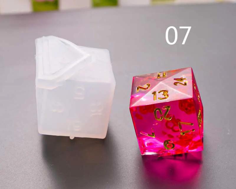 Dice Silicone Resin Casting Moulds Multiple Shapes Polyhedral Dice Moulds for Resin Lovers Table Games DIY Making by Resin Art NZ