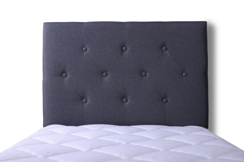 Fenland Headboard Grey King Single by sue-e furniture