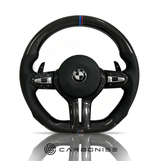 BMW Steering Wheel (Carbon Fiber+Perforated Leather) @22 by CARBONISE