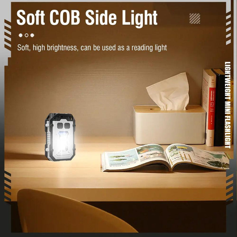 Rechargeable Mini Flashlight Torch COB Floodlight Super BrightWaterproof Camp by China Dropship