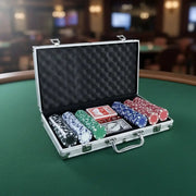 Poker Chip Set - 300PCS Poker Chips with Aluminum Case, 11.5 Gram Chips for Texas Holdem Blackjack by dealonline.co.nz