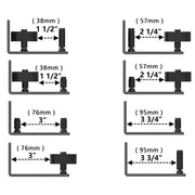 Barn Door Hardware Bottom Floor Guide Stay Roller Adjustable Wall Sliding Tool by salelink.co.nz
