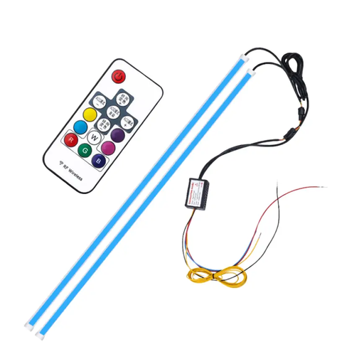Car Soft Tube Guide Flexible LED Strip Daytime Running Light by salelink.co.nz