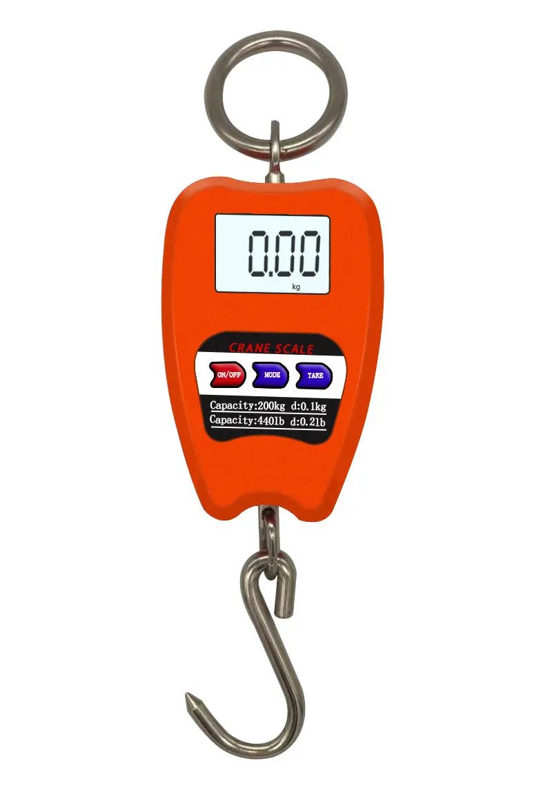 Crane Scale Weighing Digital Industrial Hanging Scale 200Kg by salelink.co.nz