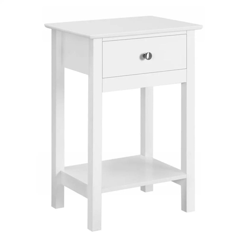 Bedside End Table Storage Cabinet Night Stand with Drawer by Yaheetech