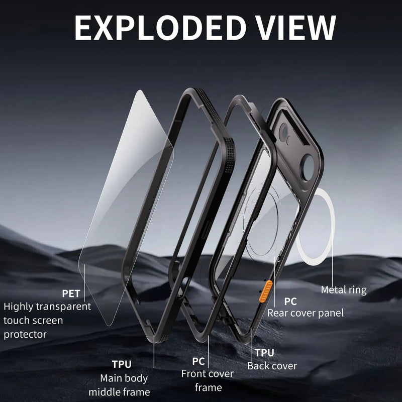 iPhone 17 Air Waterproof Case Magsafe Waterproof Shockproof Rugged by salelink.co.nz