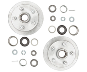 1750kg Disc Braked Hub Set - CI Disc - 5x4-1/2x1/2" - Pair by Trojan