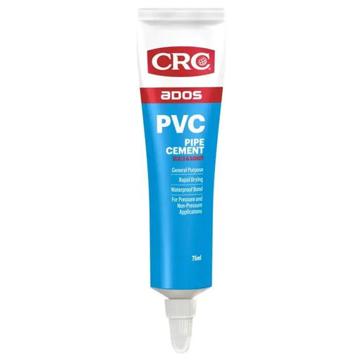 CRC ADOS PVC Pipe Cement Tube 75ml - PVC Adhesive