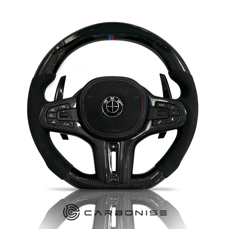 BMW Steering Wheel (Carbon Fiber+Alcantara) #23 by CARBONISE