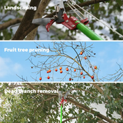 8M Detachable Pole Pruning Saw Tree Trimmer Shearing by salelink.co.nz