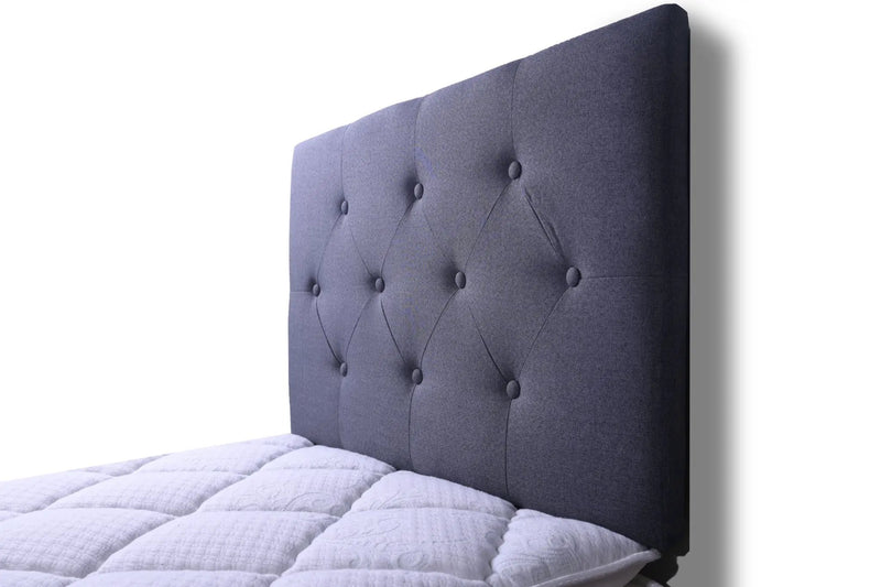 Fenland Headboard Grey Single by sue-e furniture