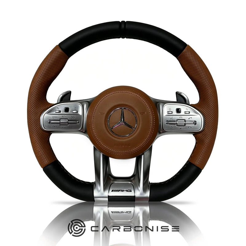 Mercedes-Benz Steering Wheel (Full Leather) #23 by CARBONISE