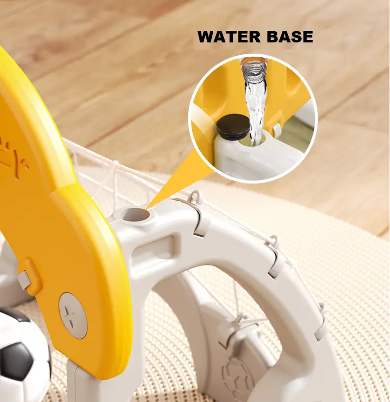 Kids Basketball Hoop Stand Height Adjustable 142CM Water base by dealonline.co.nz