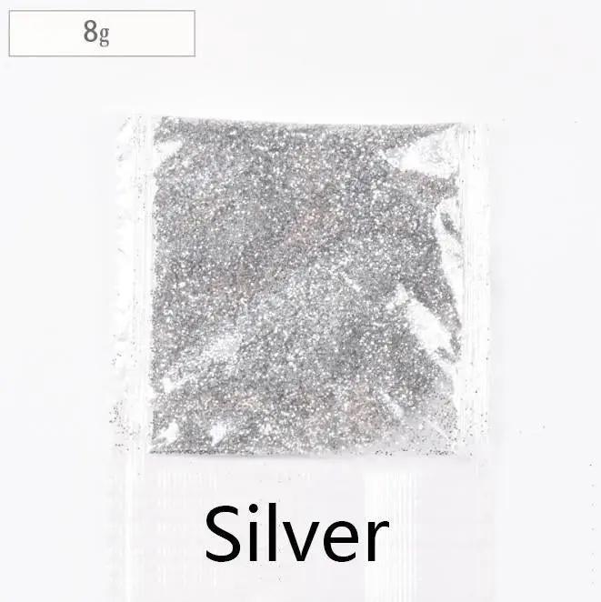 23 Colour Fine Glitter 8g per bag by Resin Art NZ