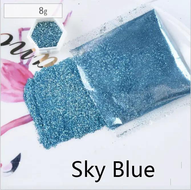 23 Colour Fine Glitter 8g per bag by Resin Art NZ
