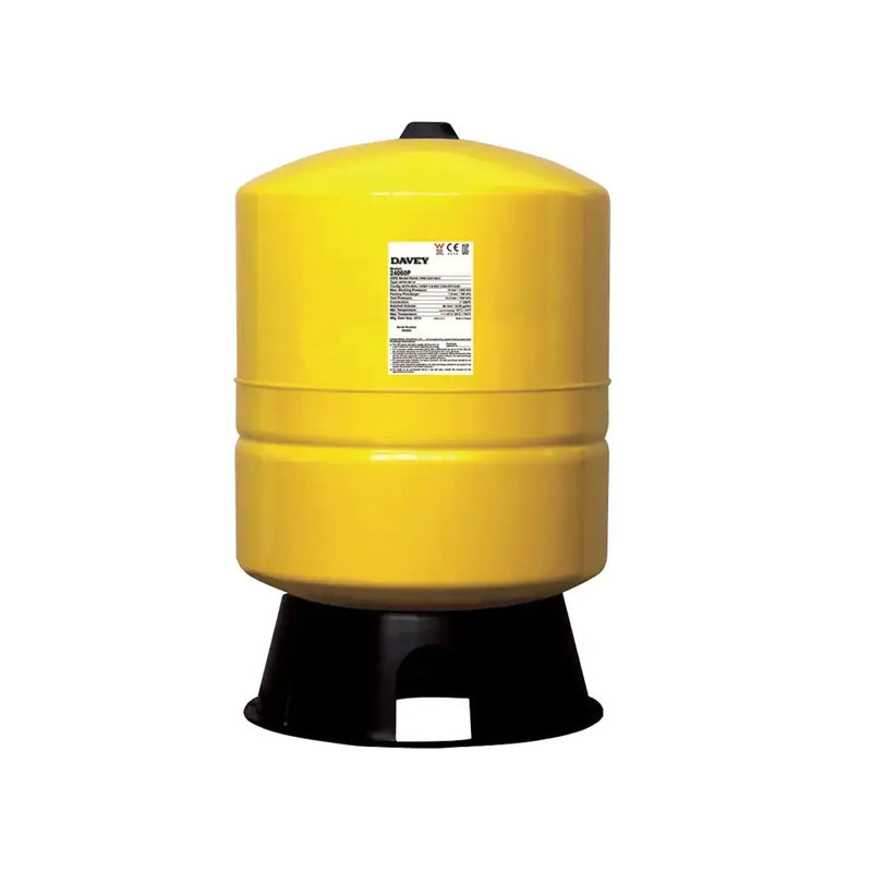 Davey Supercell Pressure Tank - Captive Diaphragm, Potable Water Rated, 8L to 200L NZ by Filtration Station NZ