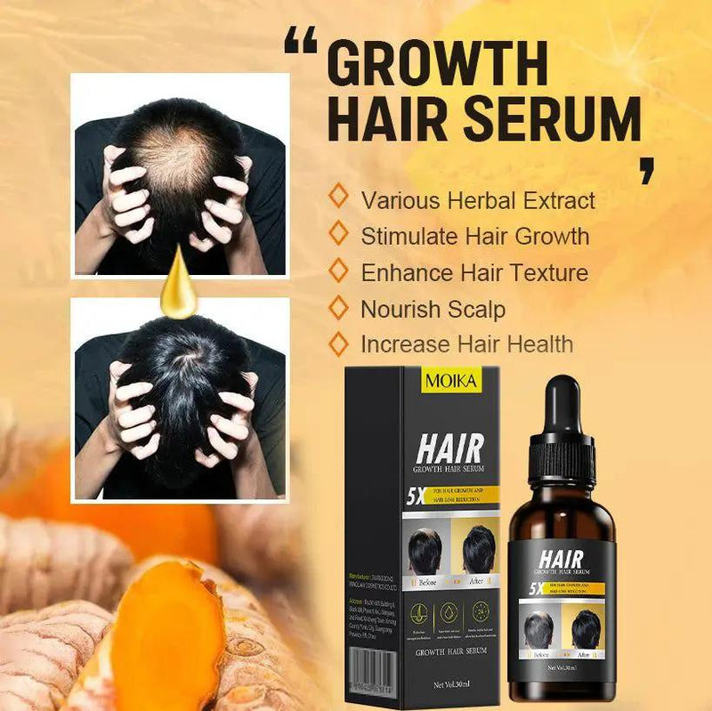 MOIKA Hair Growth Serum for Hair Loss 30ml by Poppy Gifts