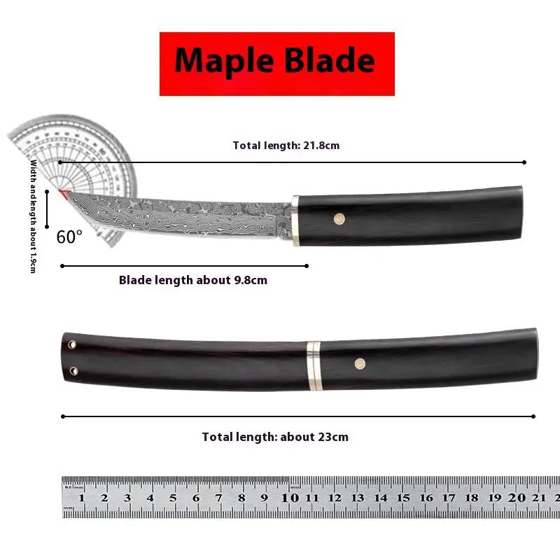 M390 Steel Damascus Steel Japanese Fruit Knife Fengye M390 M390 Powder Steel 220mm by China Dropship