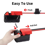 Power Wheels Adapter for Milwaukee 18V Battery to DIY Ride On Car Toys Connector by salelink.co.nz