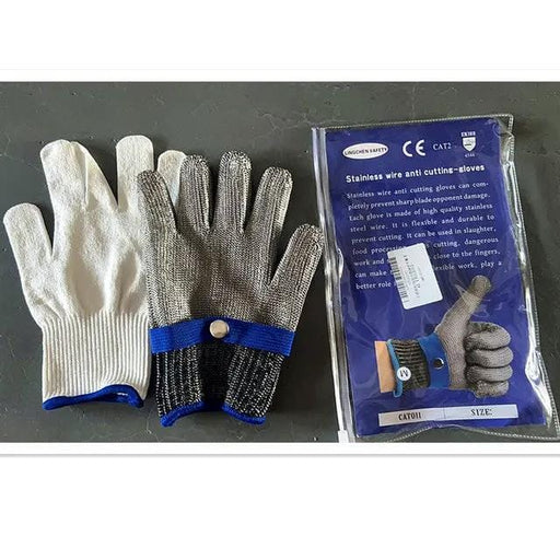 Stainless Steel Cutting Prevention Safety Gloves by Action Outdoors Limited