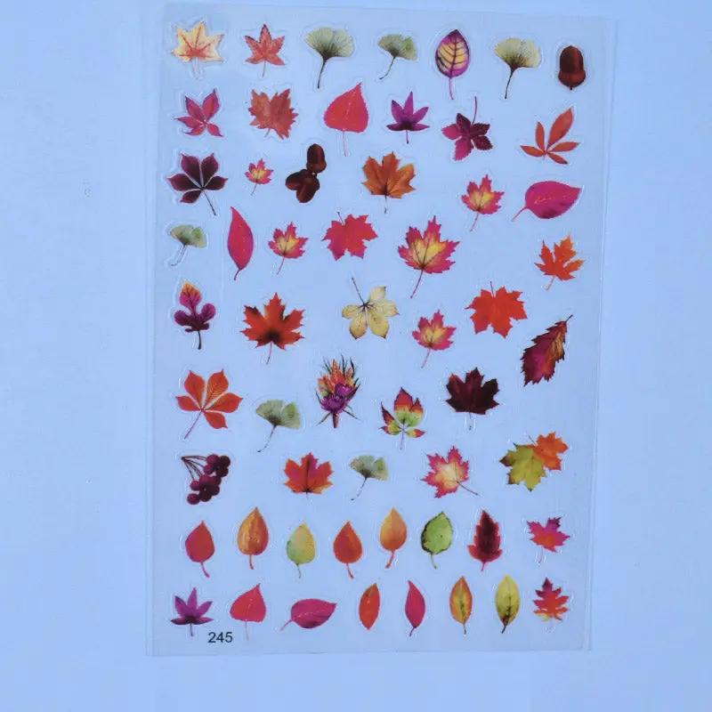 Multiple Flower Material Stickers - Sealed in Pocket Pack by Resin Art NZ