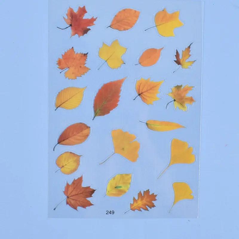 Multiple Flower Material Stickers - Sealed in Pocket Pack by Resin Art NZ