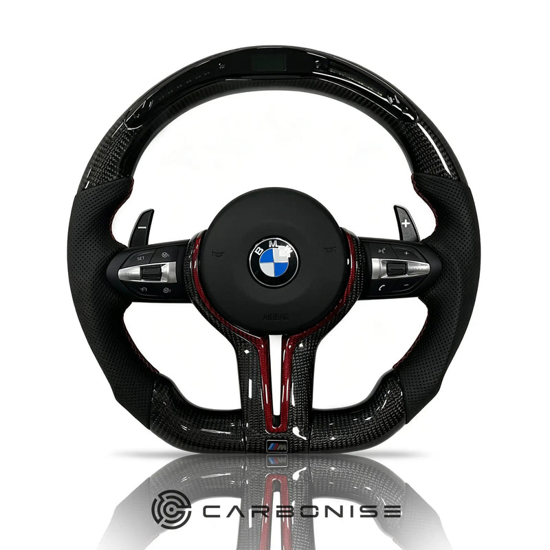 BMW Steering Wheel (Carbon Fiber+Perforated Leather) @24 by CARBONISE