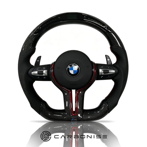 BMW Steering Wheel (Carbon Fiber+Perforated Leather) @24 by CARBONISE