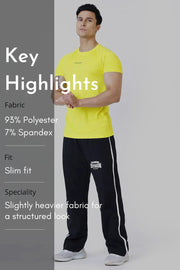 Dash T-shirt Yellow by Fuaark Nz