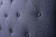 Fenland Headboard Grey King Single by sue-e furniture