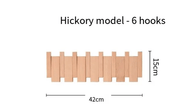 Simplicity Piano Key Wall Coat Rack Three Hook Wood Decor by Action Outdoors Limited