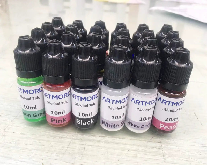 Liquid Epoxy Resin Dye Alcohol Ink- 10ml each by Resin Art NZ