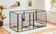 18 Panels Heavy Duty Dog Play Pen Dog Exercise Pen by Yaheetech