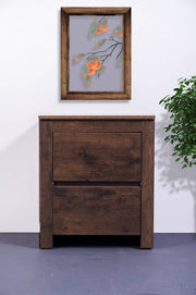 'Byron' Dark Oak Bedside Table by sue-e furniture