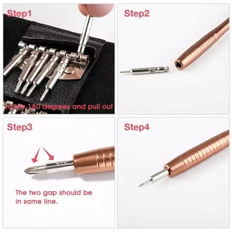 25 Mini Precision Screwdriver Set by That Watch Shop