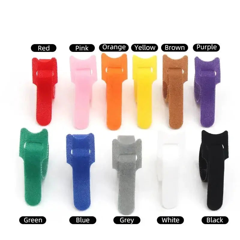 Habicare 250mm Reusable Hook & Loop Cable Ties (Adjustable) 250mm Reusable Hook & Loop Cable Ties (Adjustable)