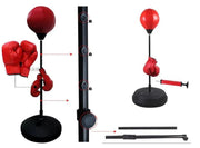 Punch Speed Ball Gloves Set Free Standing Punching Boxing Bag Home GYM Training by dealonline.co.nz
