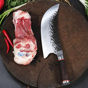 Double Steel Head And Wooden Handle Bone Cutting Knife Kitchen Supplies Slaughter machete by China Dropship