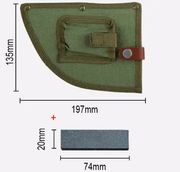 Stainless Steel Meat Cleaver Chef's Knife Cleaver Sheath stone set by China Dropship
