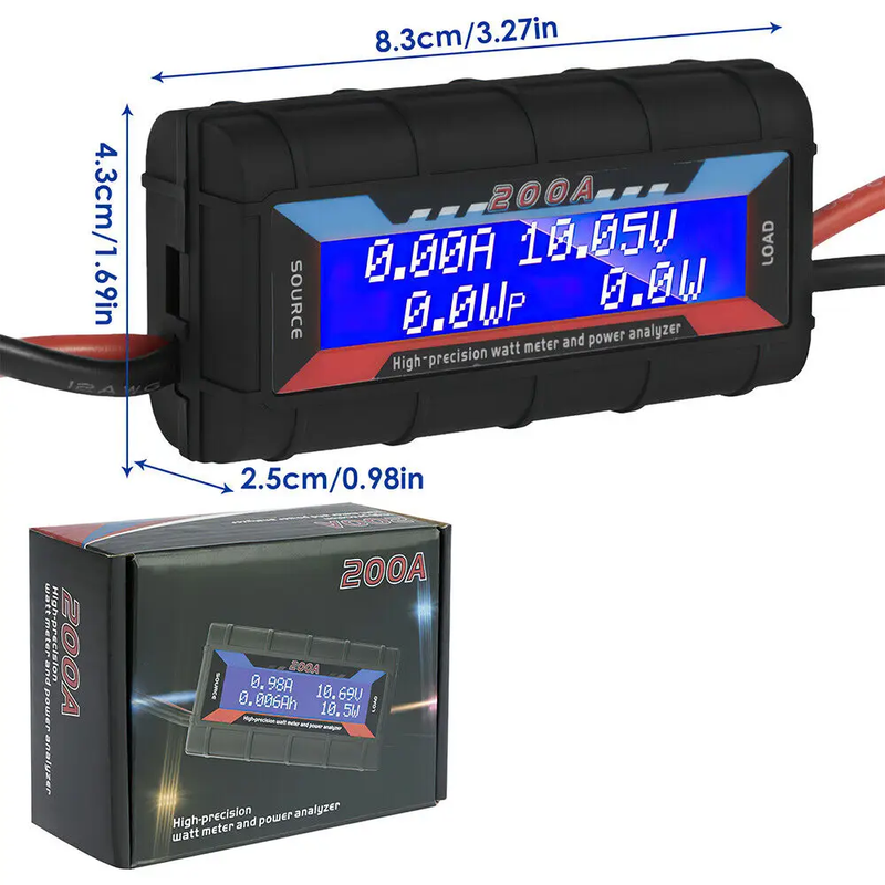 200AMP Volt Watt Meter by salelink.co.nz