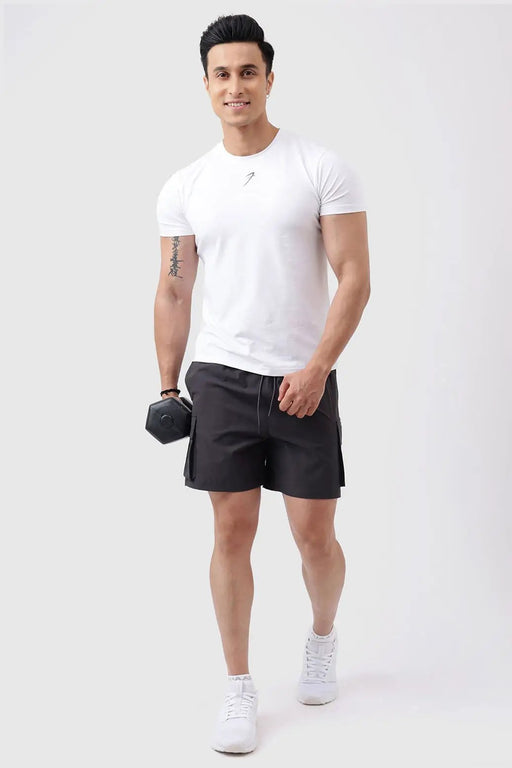 Delta Cargo Shorts Grey by Fuaark Nz