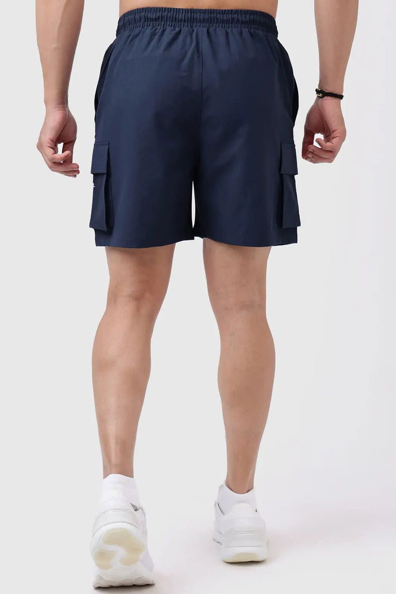 Delta Cargo Shorts Navy by Fuaark Nz