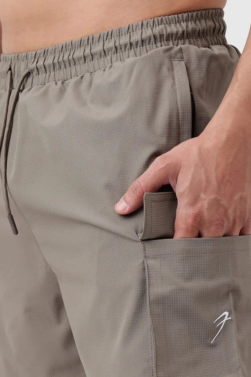 Delta Cargo Shorts Brown by Fuaark Nz