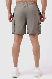Delta Cargo Shorts Brown by Fuaark Nz