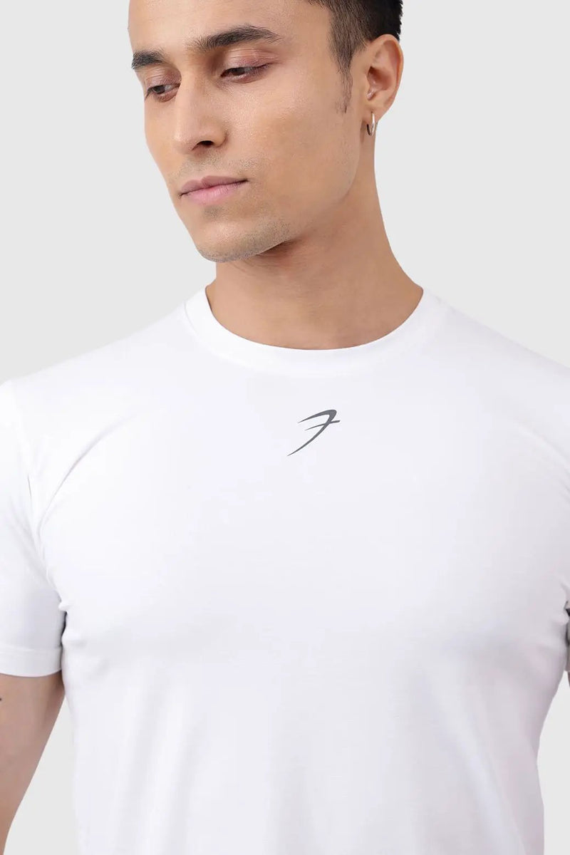Pulse T-shirt White by Fuaark Nz
