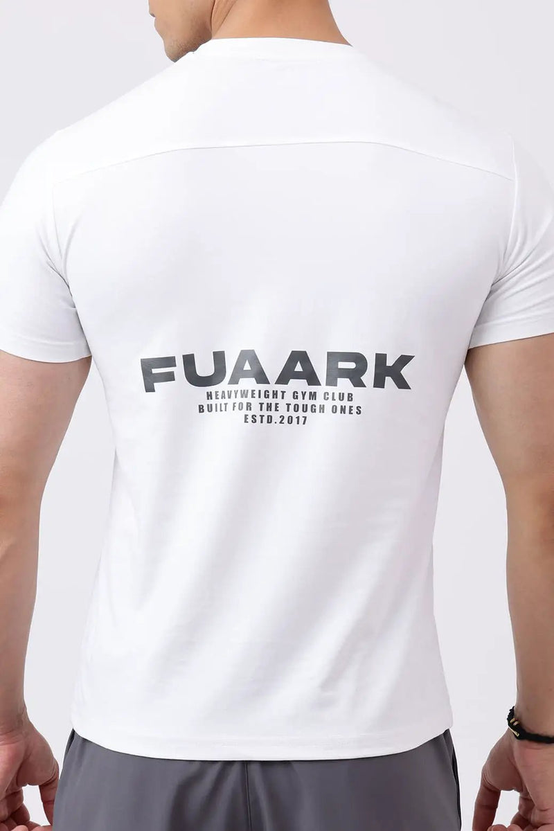 Pulse T-shirt White by Fuaark Nz