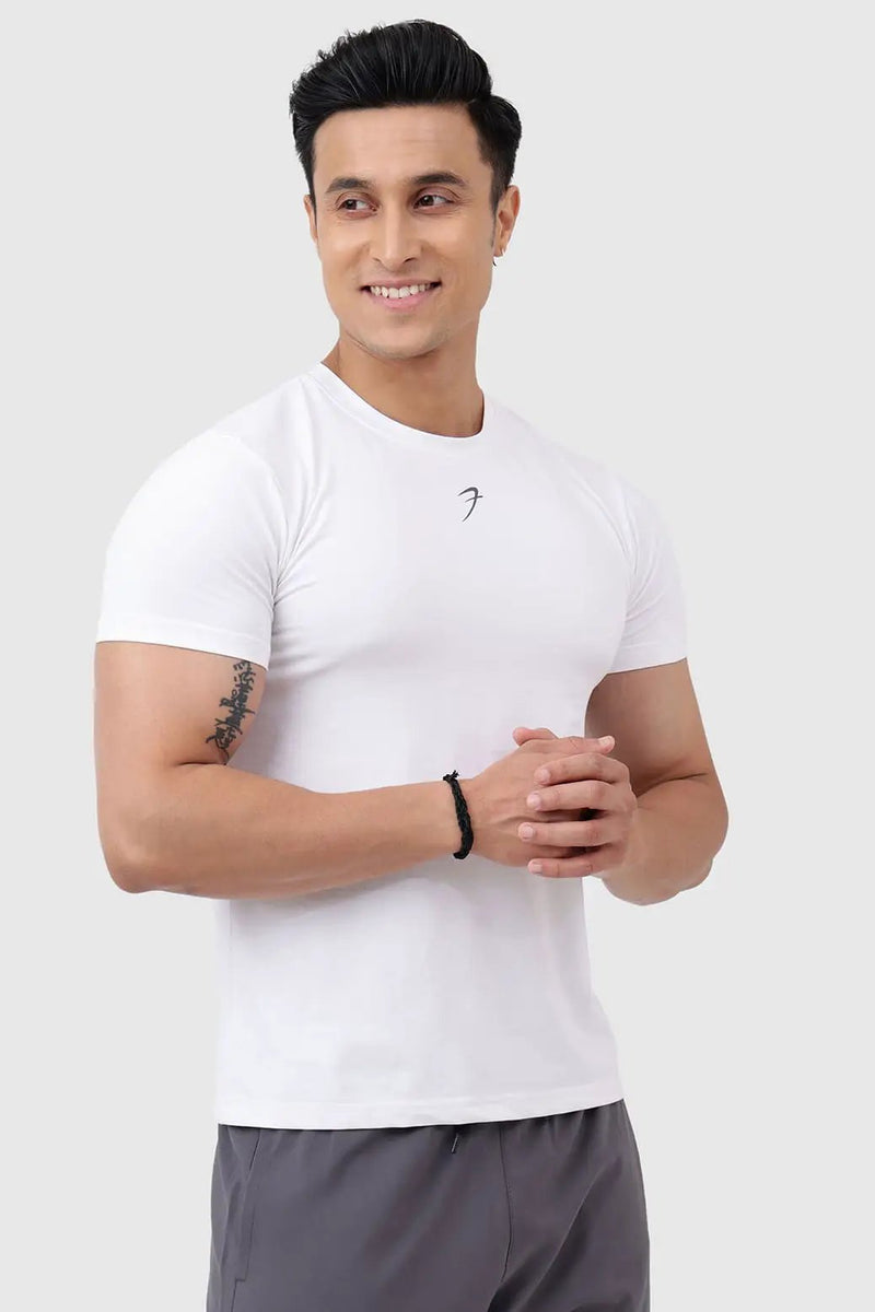 Pulse T-shirt White by Fuaark Nz